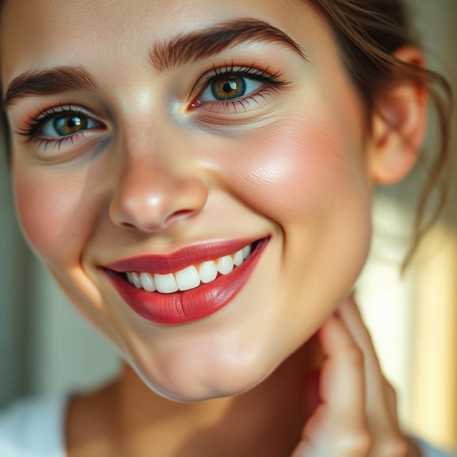 Patient with a radiant smile